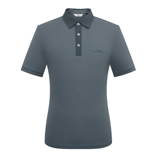 Henry grant henry grant red panda summer men's short-sleeved polo shirt lapel short-sleeved t-shirt basic style medium gray (qst232881u466) one size 52 (185/104a)