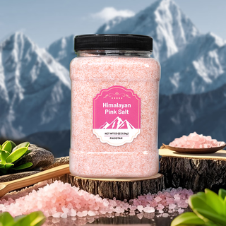 Himalayan salt pink salt rose sea salt natural bath salt no grinding fine salt mineral salt rock salt rose salt 1 can (500g)