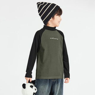 Duojia high-elastic soft and waxy boys' long-sleeved t-shirt winter simple and comfortable bottoming shirt children's basic thermal clothing