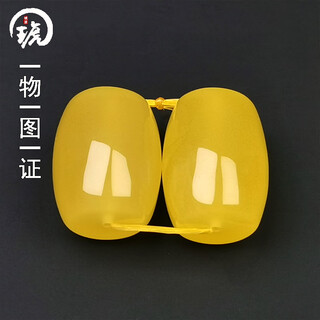 Amber school, one thing, one picture, one certificate, natural beeswax barrel beads, natural amber loose beads, accessories and beads, russian material, no cracks, accessories, 3.74g, 12.5*16mm