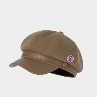 Tutorgoose autumn and winter new style goose luxury women's octagonal hat beret big head british peaked cap children's hat warm, comfortable and versatile khaki m (55-59cm)