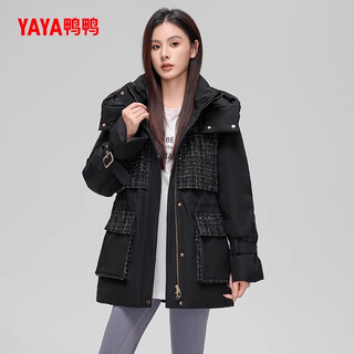 Yaya parker down jacket women's mid-length 2025 autumn and winter new outdoor fashion casual hat versatile jacket