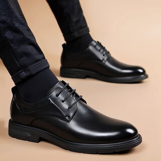 Snguny high-end light luxury brand leather shoes for men 2025 autumn new business formal shoes for men fashionable british style men's shoes for men black lace up 42
