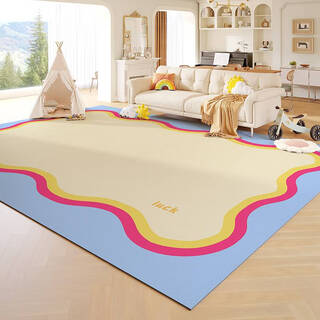 Fantasy dopamine pets special living room carpet leather dog fence mat waterproof brushable thickening anti-slip skittles leather 160x230cm super good looks good-looking and easy to use