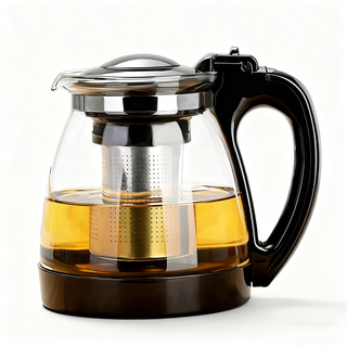 Chuge high-quality 2000ml teapot set single pot flower tea cup elegant cup teapot glass heat-resistant 2000ml single pot