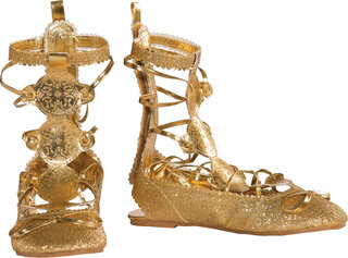 Rubies children's clothing glitter sandals clothing