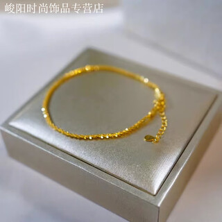 Kzd old phoenix 999 real gold bracelet for women, light luxury, simple 18k bracelet, exquisite and versatile jewelry, broken gold bracelet