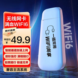 Canglv wifi6+gigabit usb wireless network card desktop dedicated uf810wifi receiver smart dual-band 4g computer notebook wifi transmitter driver-free usb3.0 network card wifi6 built-in flagship uf810 portable + usb adapter