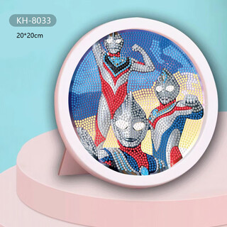 泰利奇儿童专注力训练注意力3锻炼教具孩子耐心神器视觉集中4培养的玩具 8033奥特曼兄弟【相框+彩盒】 20X20CM