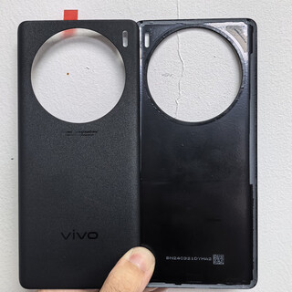 Vivo brand original suitable for vivox100 original disassembly back cover glass original battery cover back shell rear screen x100 (morning and night black) original disassembly single back cover mobile phone rear power cover