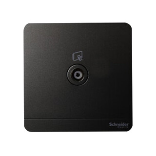 Schneider yishang series deep space gray single-link 75 tv socket (straight through connection type) e8331tv_dg_c1 single-link tv socket e8331tv_dg_c1 yishang deep space gray