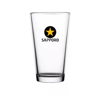 Yusenyi japan sapporo sapporo thickened beer cup star brand black label draft beer glass izakaya draft beer no. 13 470ml
