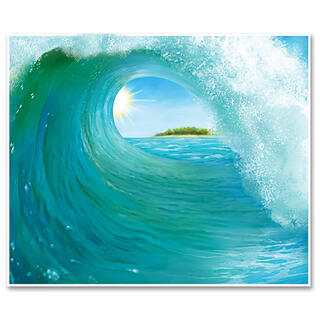 Beistle surf wave insta mural