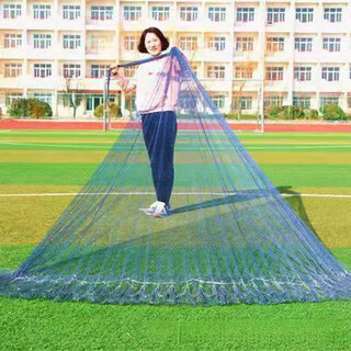 Gu jianmu old-fashioned traditional hand-thrown fishing net, rotating net, hand-thrown net, old-fashioned fishing net, old-fashioned fishing net, tire line 2 meters high, 3 meters wide, 4jin jin is equal to 0.5kg, one-finger mesh, upgraded steel pendant