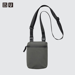 Uniqlo cooperation model/women's and men's mini shoulder bag/25 autumn and winter new style 480115 08 dark gray one size fits all (17 12 cm)