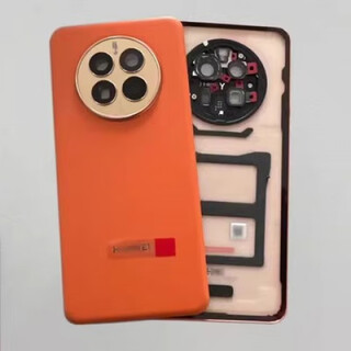 Huawei (huawei) suitable for huawei mate50e/pro original back cover original disassembly 99 new plain leather mobile phone glass back cover mate50/e (kunlun xiaguang) real disassembly 98-99 new available