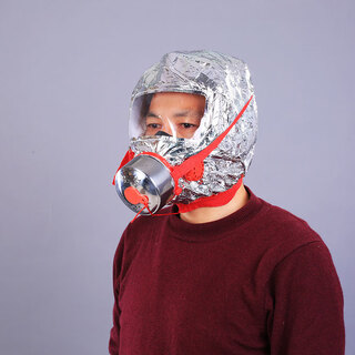 Home hotel fire mask 3c gas mask fire smoke hood fire escape filter self-rescue respirator
