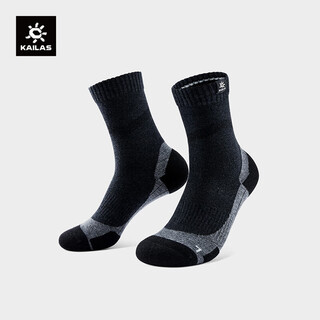Kailas neutral wool hiking socks kh2501002 black green l