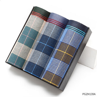 Ifsong men's handkerchief absorbs water and wipes sweat, high-end retro old-fashioned handkerchief, portable small square scarf, birthday gift for the elderly, shenjing 3 pieces