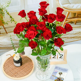 Jingdong flowers kunming base direct-delivered flowers, random two-color roses, buy 30 pcs and get 10 pcs for free. family life flower arrangement, direct-delivered from the source.