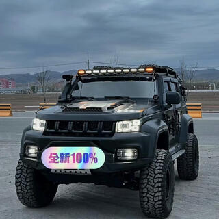 14-24 beijing bj40c desert battle armor machine cover sticker modified bj40 honor version front bumper modified mecha style bj40