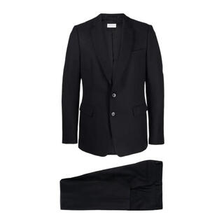 Dries van noten men's suit suit business formal commuting wear professional matching etiquette occasion material black one size | fr-46