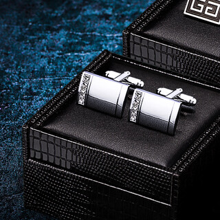 Kflk shirt cufflinks, french button nails, cuff nails, metal men's shirt buttons, business birthday gift, silver l714