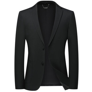 Boss men's suit tops 2025 new spring high-end business casual suit jacket men's slim single suit black xl 180