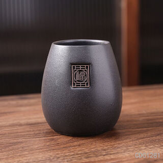 Haofeng tea ceremony six gentlemen set tea clamp tea spoon pot holder pen storage pen holder porcelain tea set accessories double ninth festival gift black pottery yuanrong tea ceremony bucket