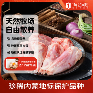 1号会员店内蒙锡林郭勒散养羔羊小腿块2.4斤 纯正乌珠穆沁草地羊肉