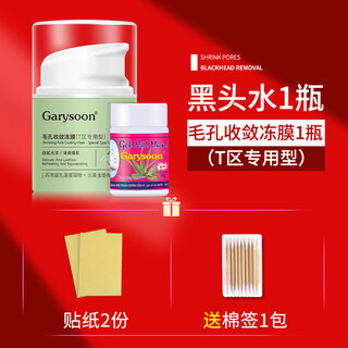 Garysoon 泰国去黑头鼻贴 white芦荟胶收缩套装男女通用毛孔黑头水 黑头水+毛孔收敛冻膜(T区型)+贴纸+赠品