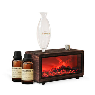 He jiagong fireplace aromatherapy machine cold aromatherapy device solid wood graduation gift new home warming gift for boys b exclusive edition no. 16 oriental jasmine green + no. 35 jiabo