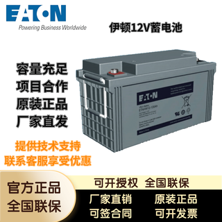 伊顿蓄电池ETNHW12V38Ah/65A/100A/120A/150A/200AH通讯机房基站 ETNFLB12-38Ah