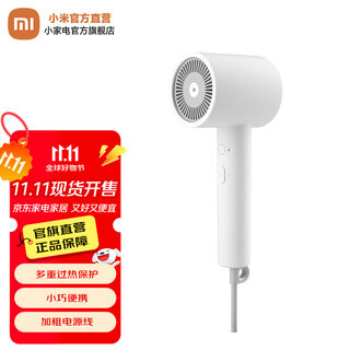Mijia xiaomi hair dryer h300 hair care negative ion quick-drying hair dryer smart constant temperature moisturizing hair salon professional hair dryer holiday gift white