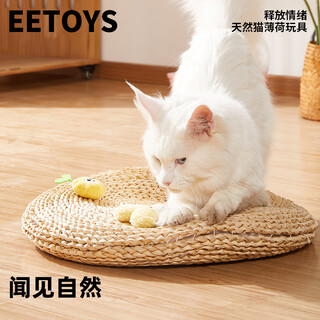 Eetoys germinated cat toy funny cat mint flannel cartoon style pet toy to relieve boredom alone