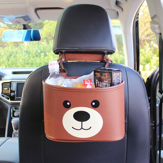 Dimple car storage box car seat back chair storage bag co-pilot storage middle hanging bag bag dimple car storage box car seat back chair