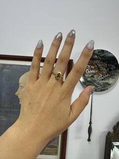 The love in the illustration is tanzanite color all-over silver matte designer palace antique silver ring, all-over 925 hong kong code 13-silver