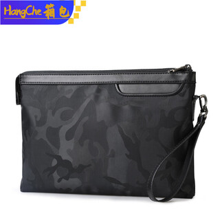 Ye yu men's clutch thickened and durable clutch oxford cloth large capacity clutch bag young casual men's clutch bag camouflage black small single bag