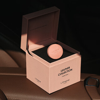 L originall original loriou car aromatherapy perfume lambskin gift box air outlet ornament chinese valentine's day gift soft mist powder contains 3 scent refills