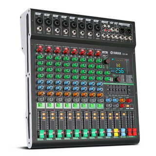 Yamaha/yamaha mixer performance 6-way 8-way bluetooth recording reverb effector sound card live broadcast large screen 8-way + equalization + reverb + bluetooth mp3