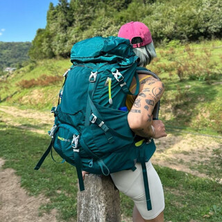 Nevo mountaineering bag 40l/50l multiple styles outdoor large capacity hiking backpack lake blue 40l 35+5 (recommended below 175)