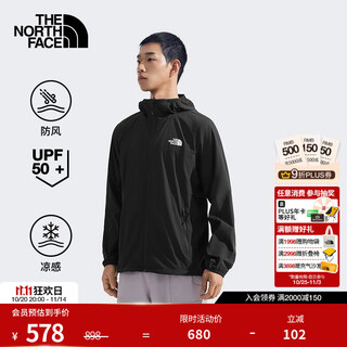 The north face (the north face) li yunrui's same style men's cool sun protection clothing upf50 outdoor multi-effect clothing 25 spring and summer new product 87vy kx7/black xl/180/108a