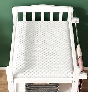 旌梦园婴儿尿布台乳胶垫新生儿婴儿护理台乳胶护脊乳胶可以定制尺寸 79*55【乳胶垫】白色