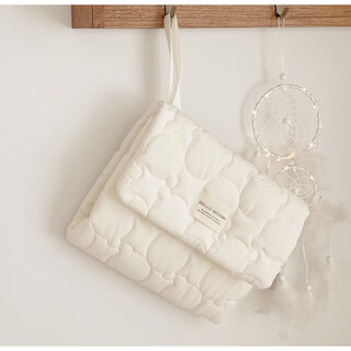 Other korean style quilted diaper pads, baby outing diaper changing pads, foldable baby portable diaper pads, white bear head diaper pads 73x42cm