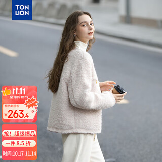Tonlion 2025 winter women's imitation lamb hair small fragrance style short jacket