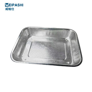 Weipashi stainless steel drain basket 37.5*27.5*6.5cm