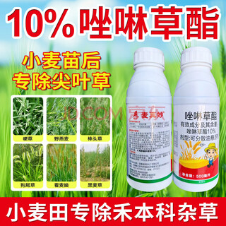 Fanbang 10 éster de pinoxaden campo de trigo post-emergencia mirada al campo de trigo avena raigrás de múltiples flores hierba gramínea herbicida genuino fanbang 10% pinoxaden botella de 50 ml *