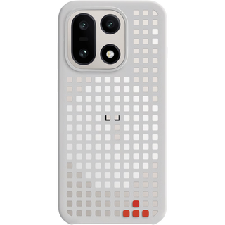 95% new oneplus 15 magnetic hole case rock ridge gray hollow design ice-like cooling personalized small cubes diy your exclusive mobile phone case suitable for oneplus 15 mobile phones