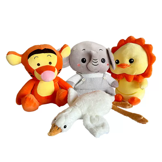 Yusenyi star hotel parent-child room layout bed cover bed flag guest room hotel decoration children's theme cartoon bed end doll set of 4 pieces 5060cm or so. select supporting products according to the picture