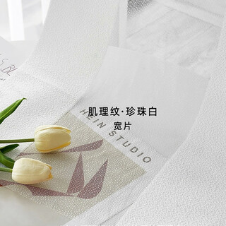 Sailotou 2025 new curtain curtain thickened electric dream curtain vertical blind vertical curtain living room balcony manual smart starry wide pearl white